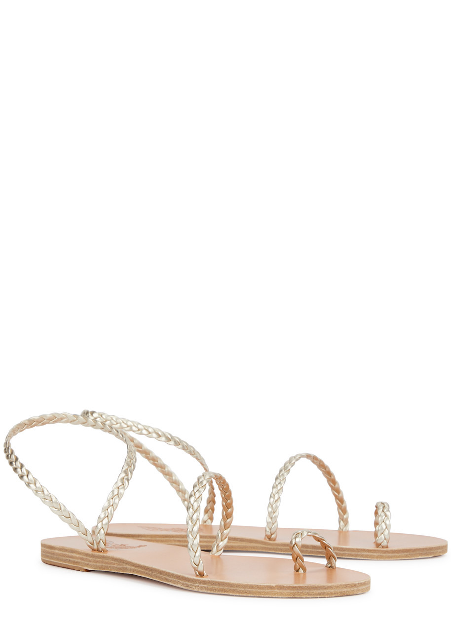 Ancient Greek Sandals Eleftheria Braided Leather Sandals - 2