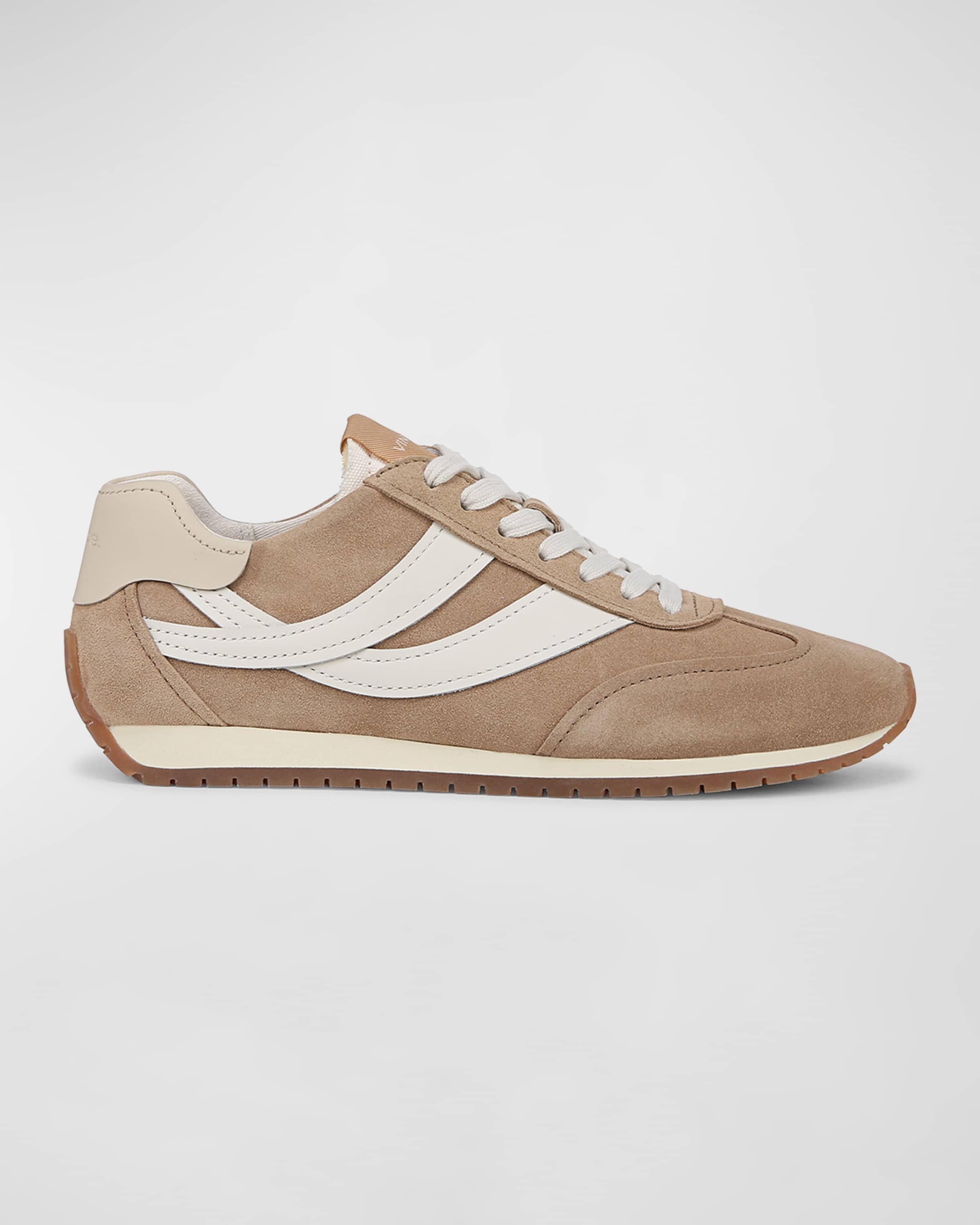 Oasis Mixed Leather Retro Sneakers - 1