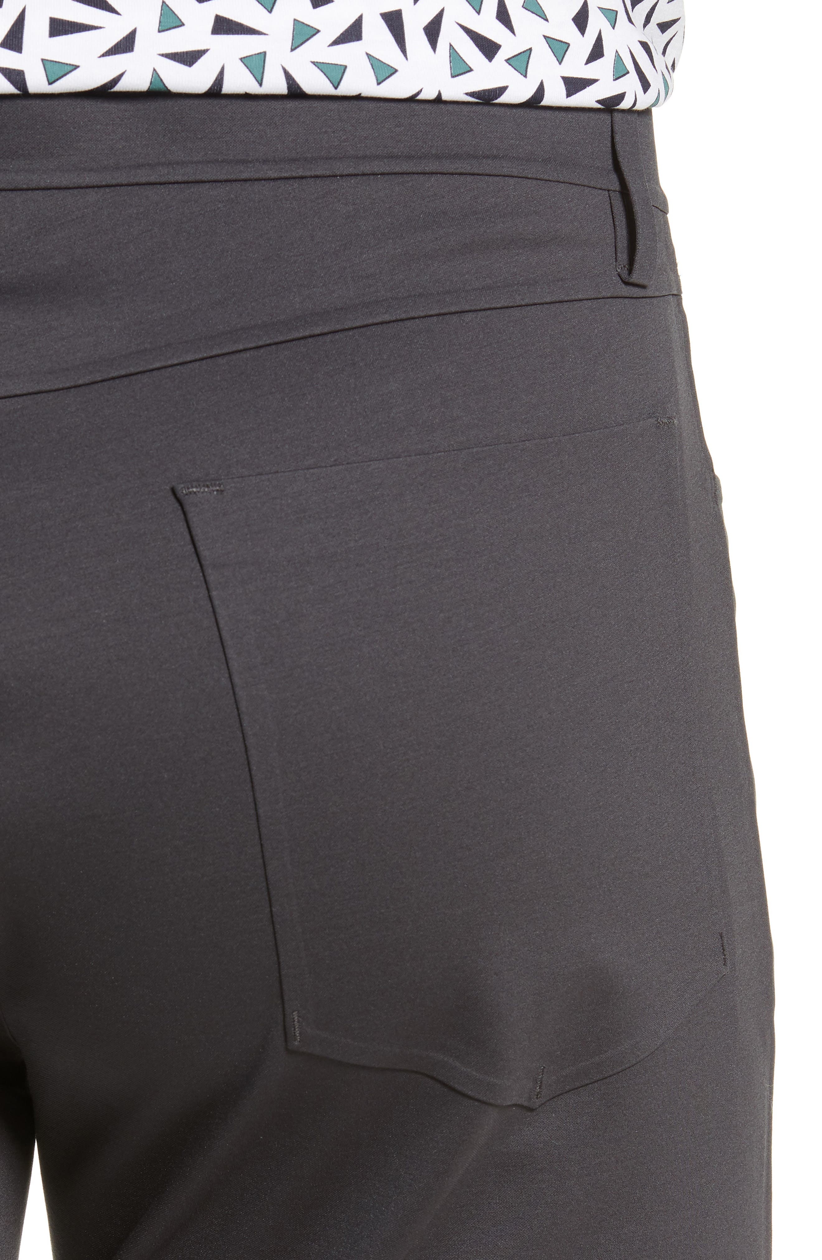 Theory Tech Raffi Compact Trim Fit Ponte Pants in Ashphalt at Nordstrom - 4