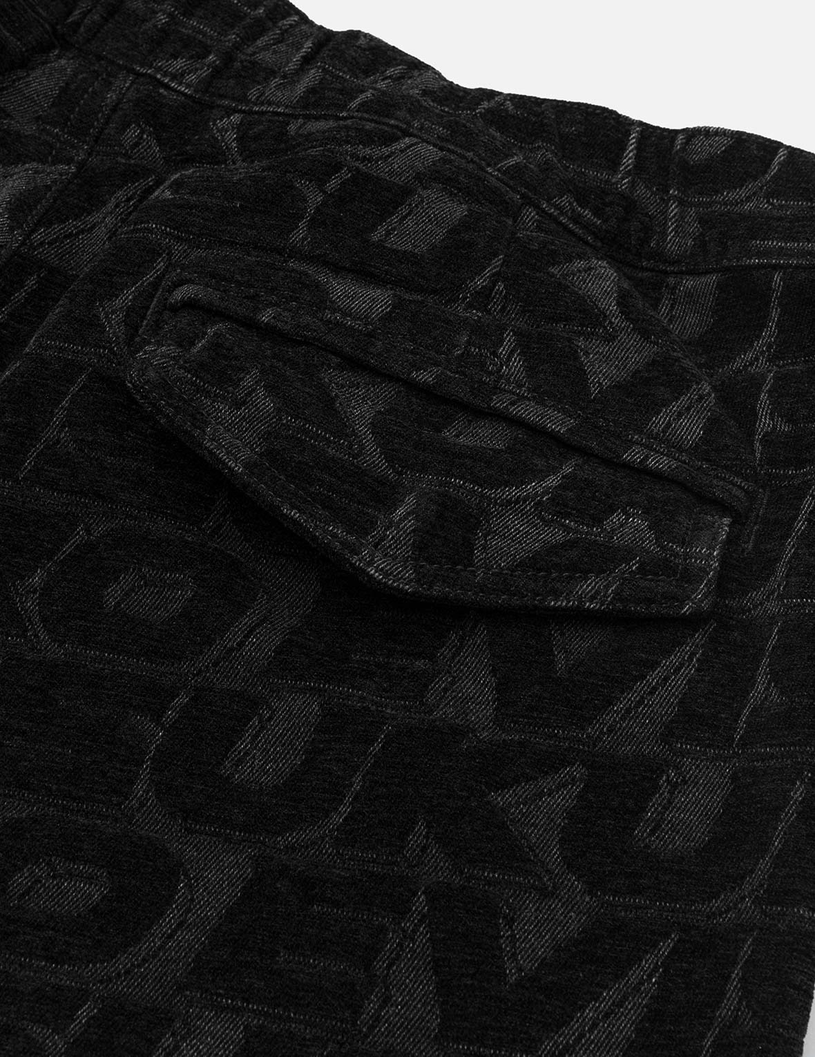 Monogram Allover Jacquard Relax Fit Worker Pants - 13