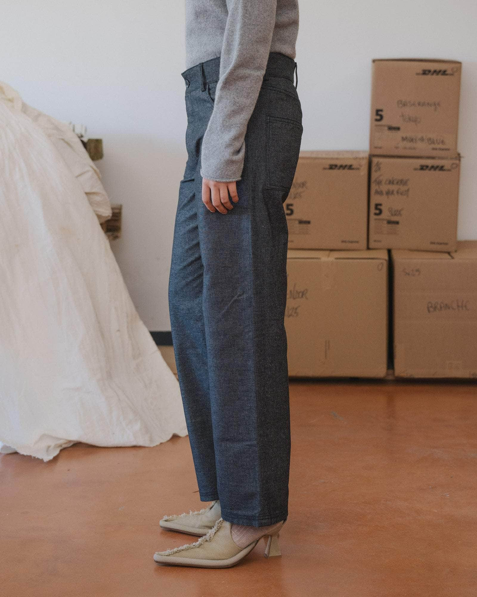 Indre Pants - Recycled Cotton Denim - 3