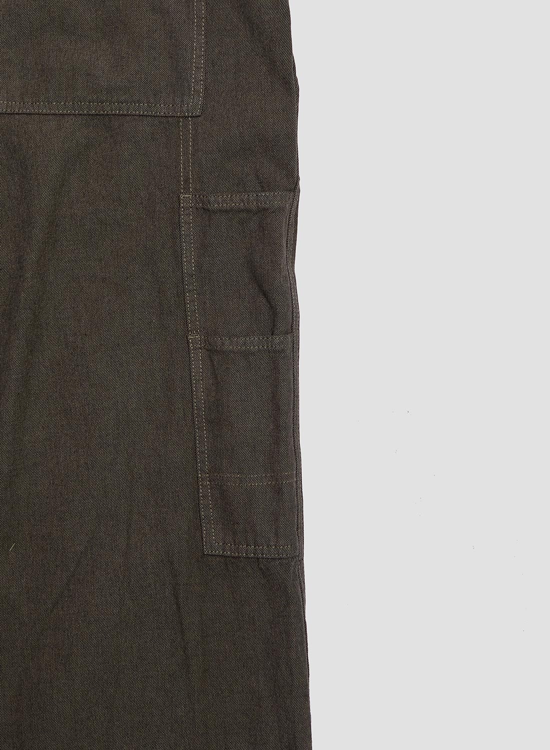 Original Lybro Dungaree Cotton Broken Twill in Army - 9
