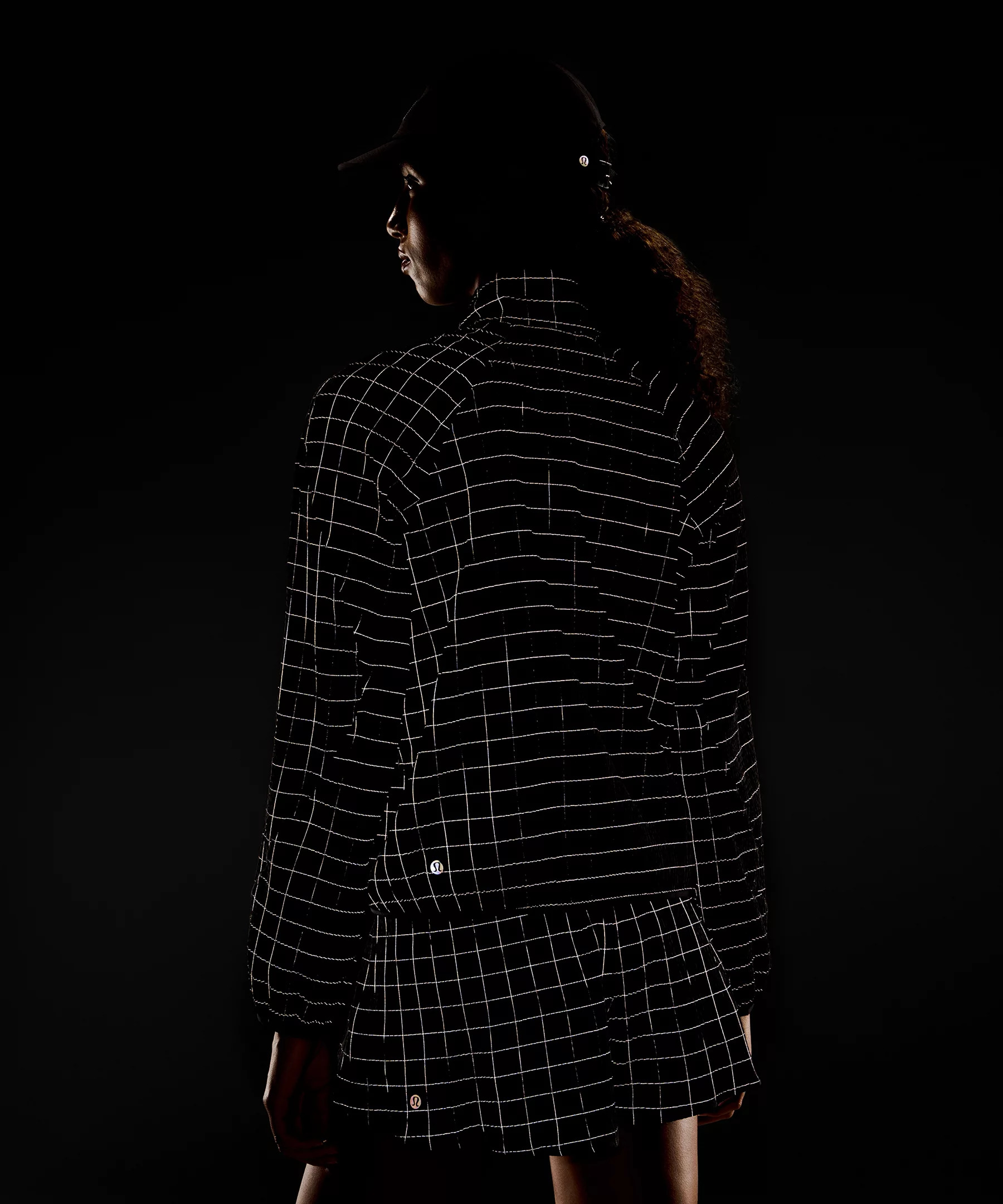 Adapted State Textured Jacket *Reflective Grid - 7