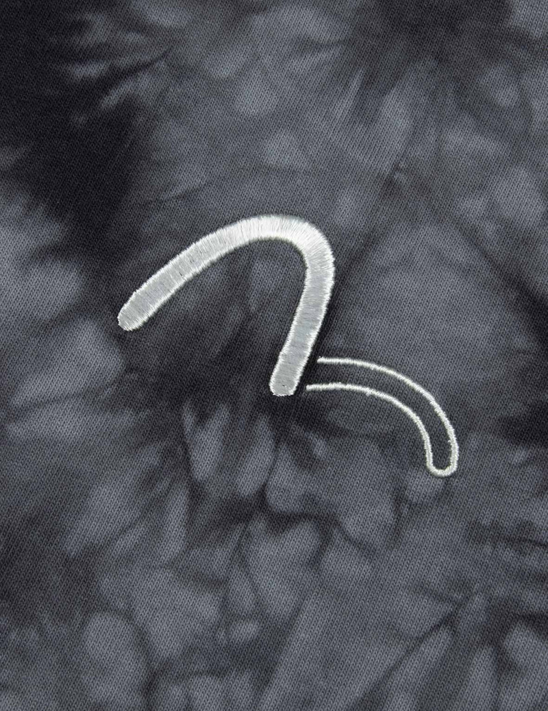 Tie-Dye with Seagull Embroidery Loose Fit T-Shirt 8