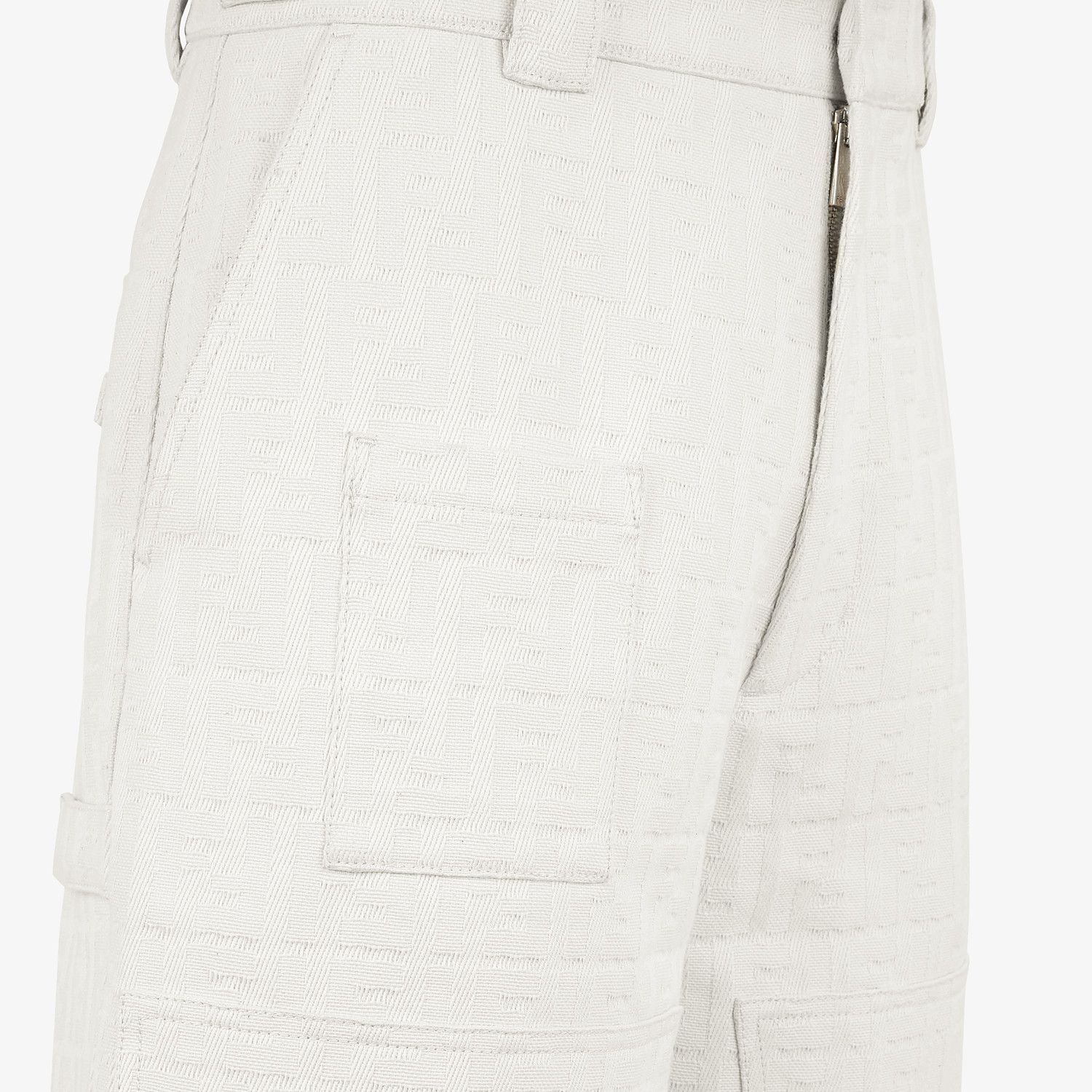 White canvas Bermudas - 3