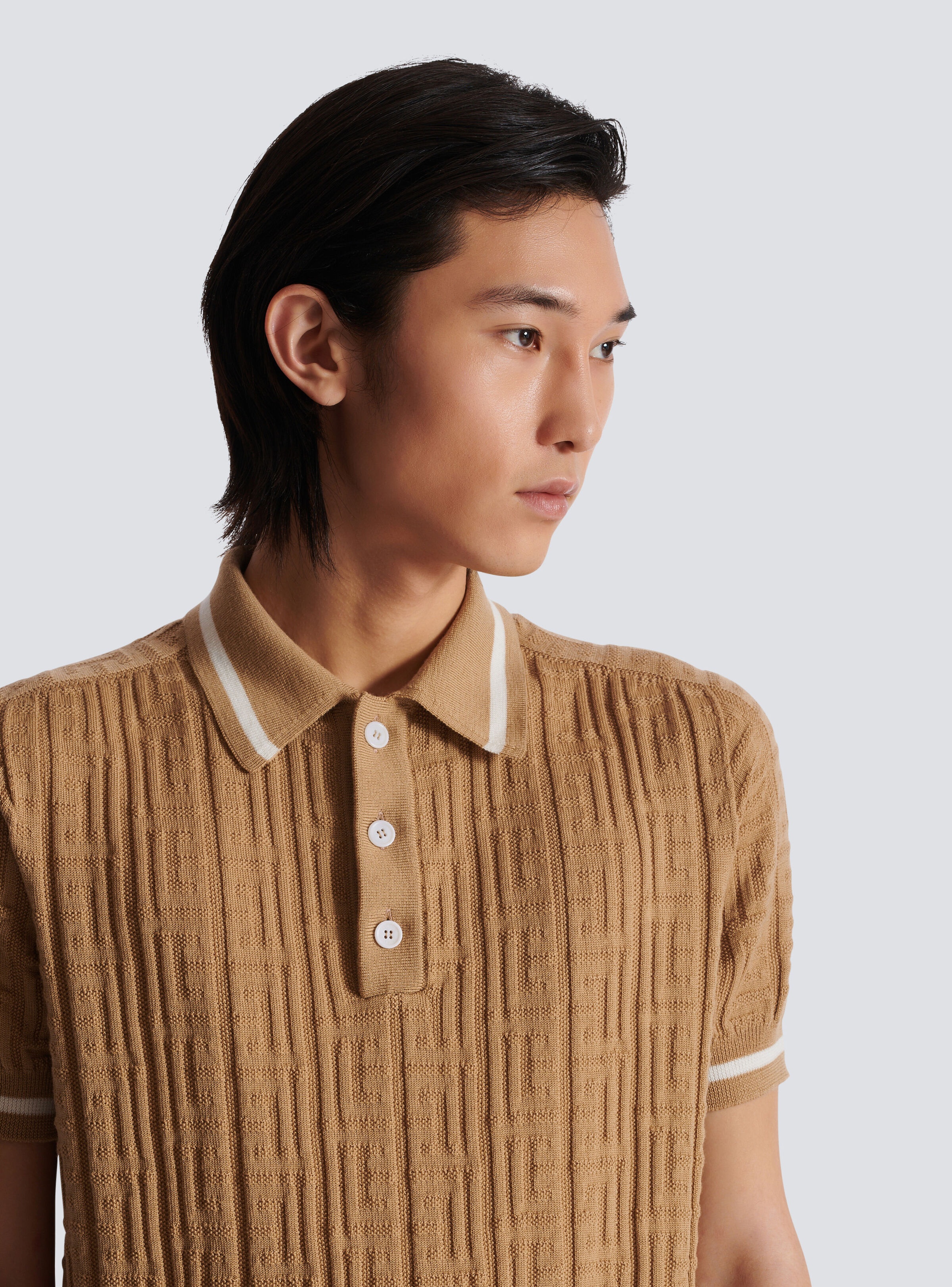 PB Labyrinth wool polo shirt - 7