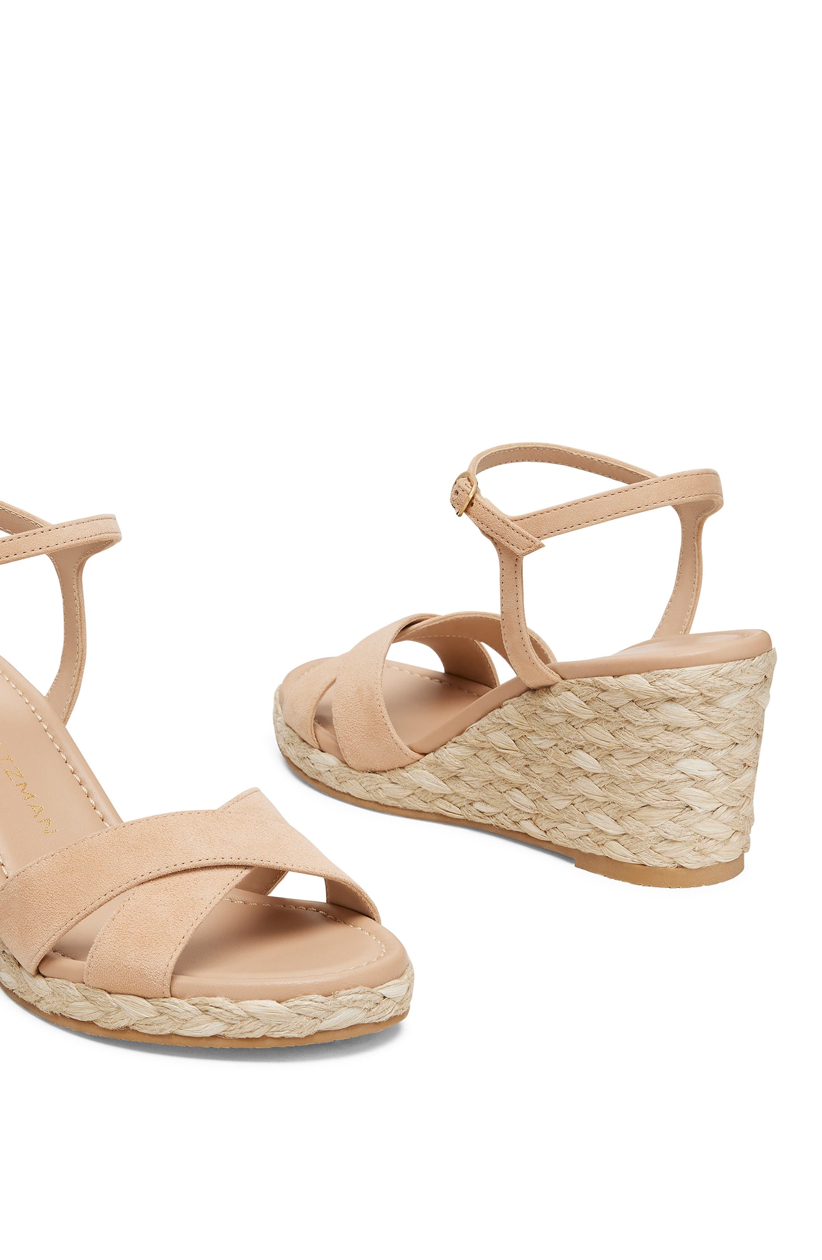 Stuart Weitzman Dayna Wedge Sandal in Adobe Suede at Nordstrom - 4