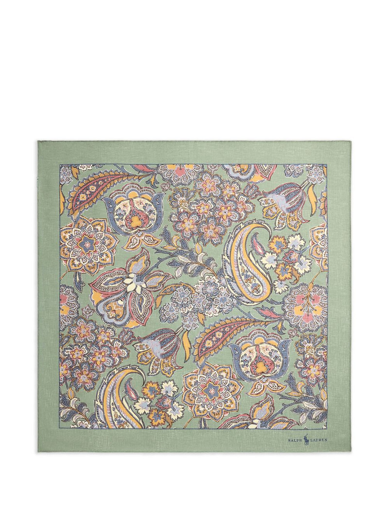 paisley-print scarf 1