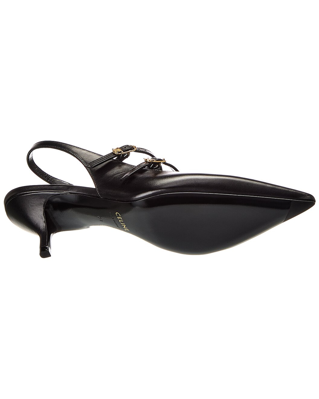 CELINE Judy Leather Slingback Pump - 4