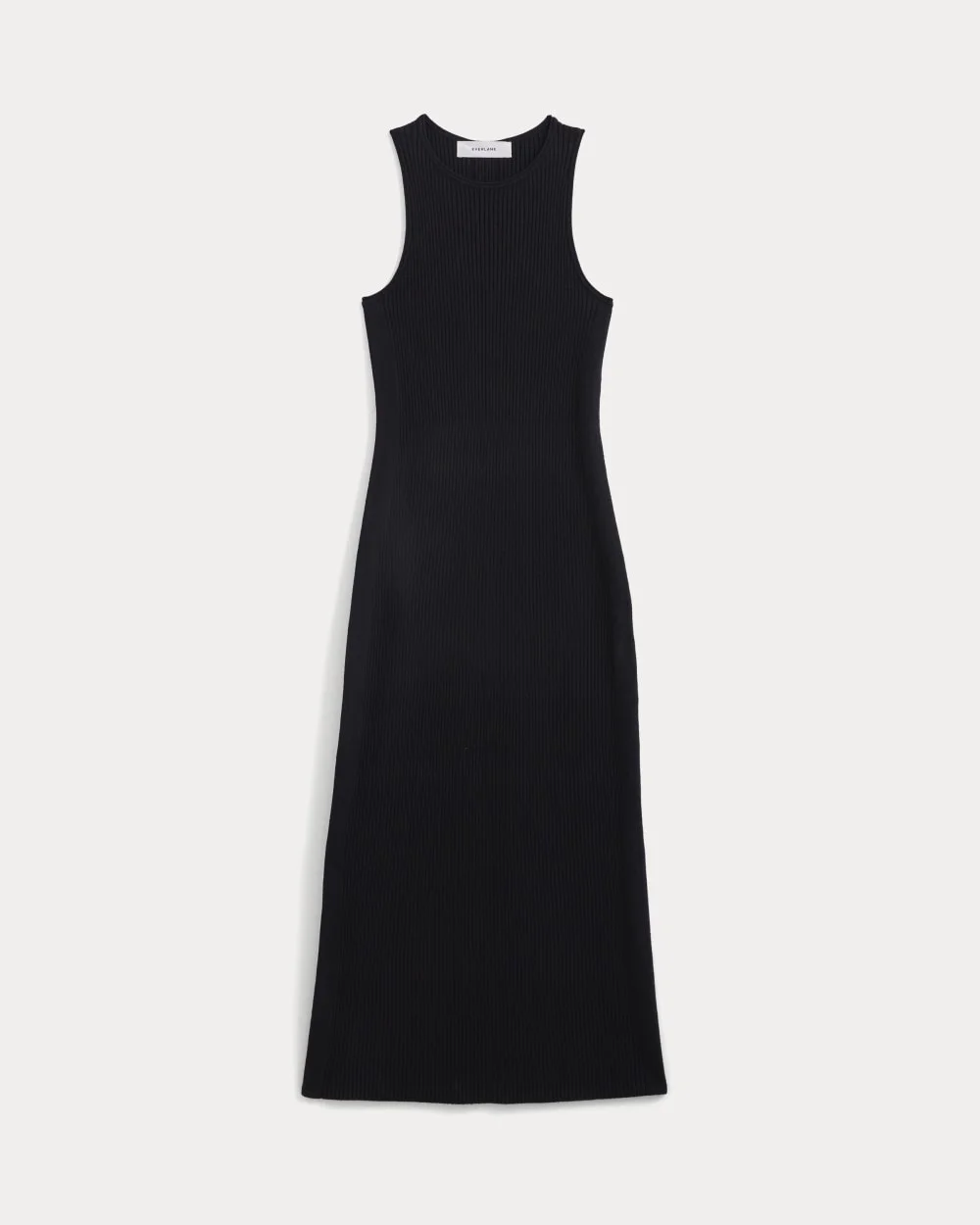 CUTAWAY RIBBED MIDI DRESS - 1