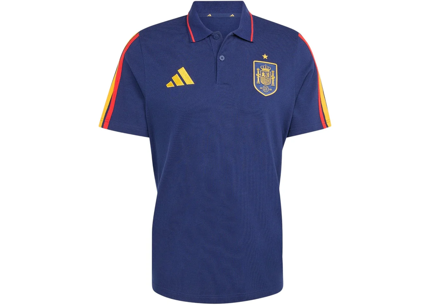 adidas Spain DNA Polo Shirt Dark Blue - 1