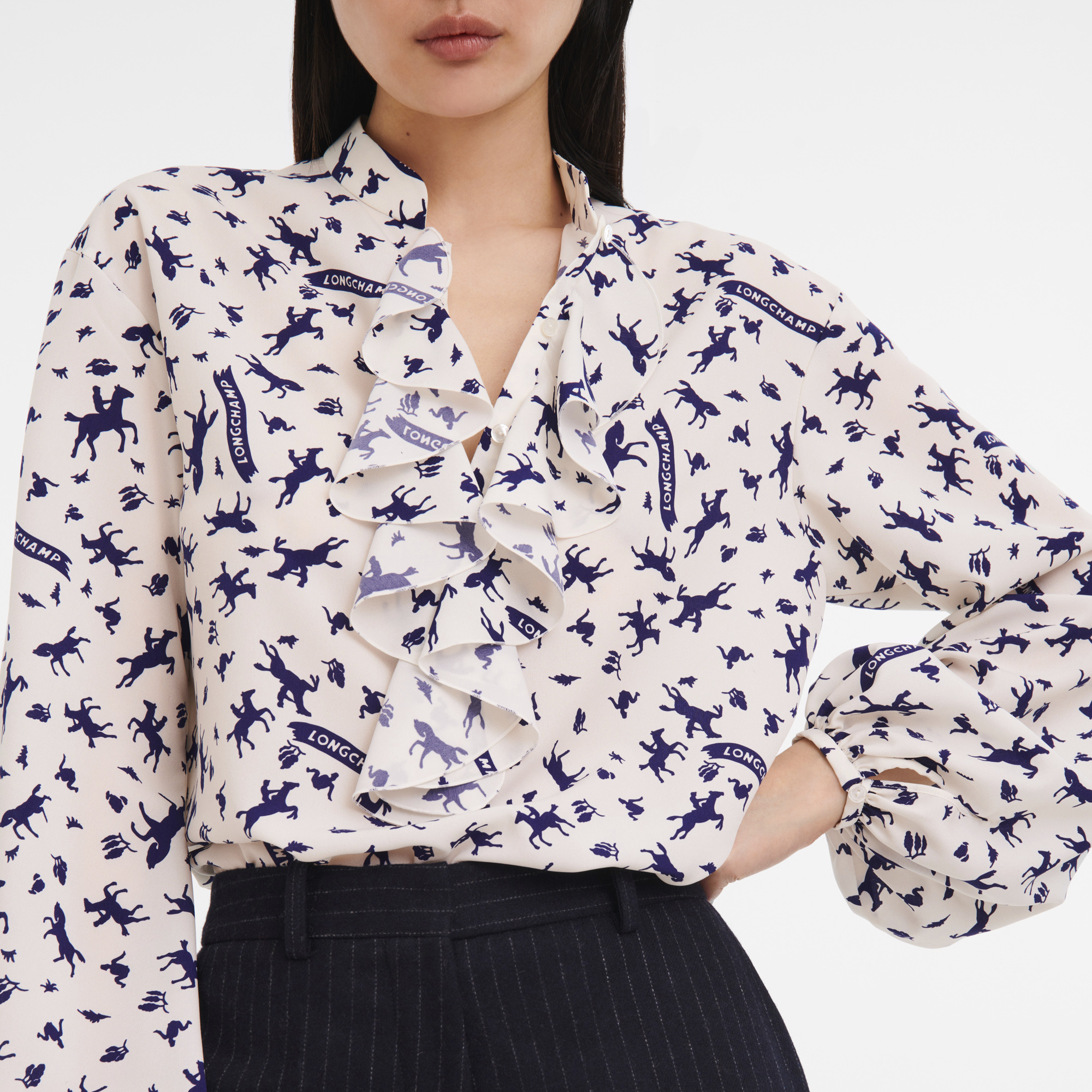 Blouse Ivory - Crepe - 3