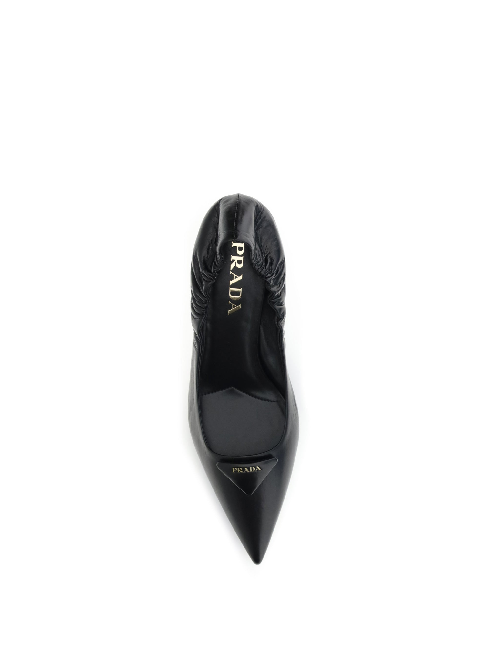 Prada Women Leather Logo Pumps - 4