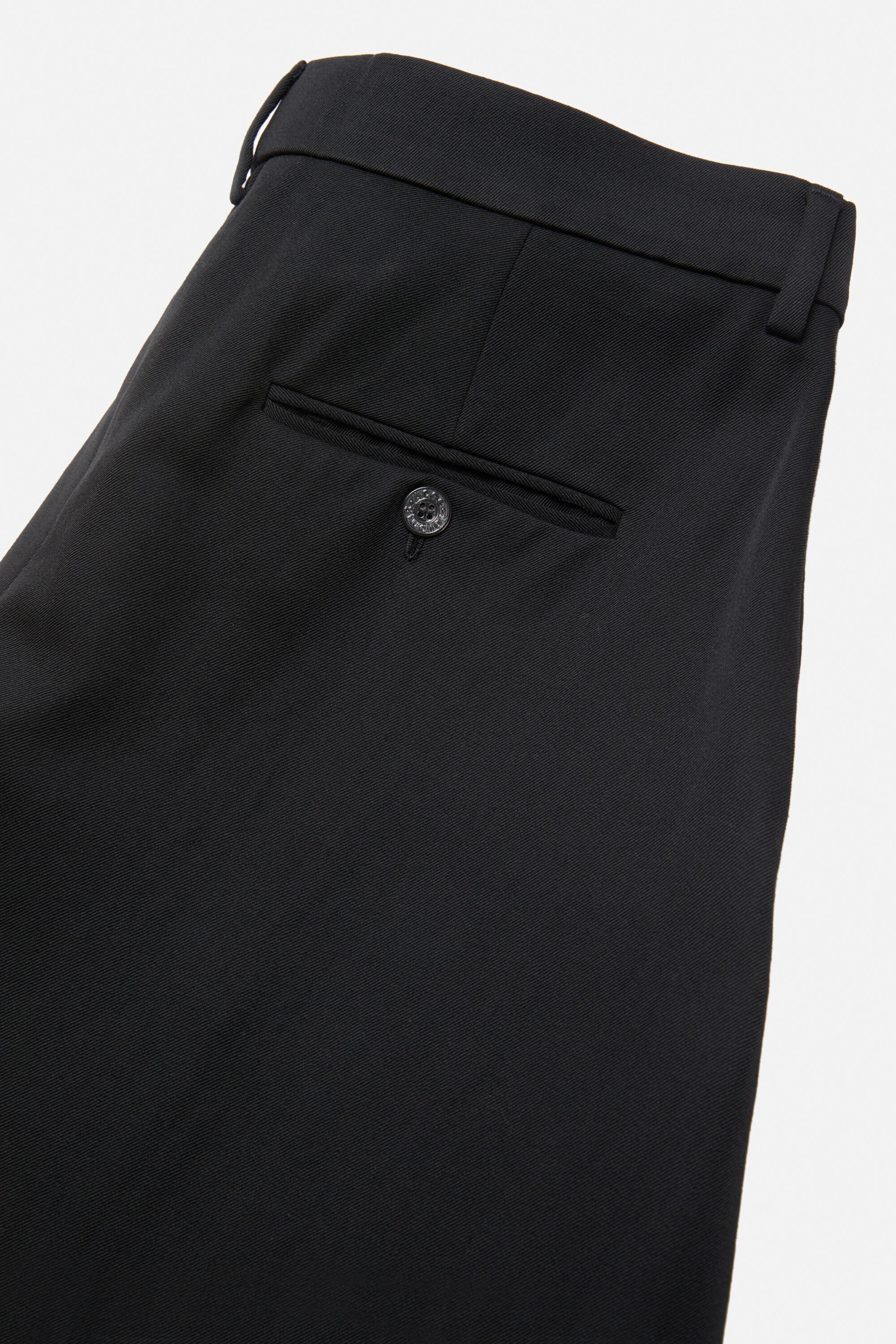 Tailored wool trousers - Black - 5