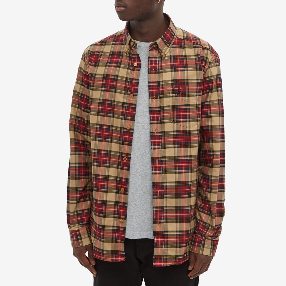 Fred Perry Tonal Tartan Shirt - 3