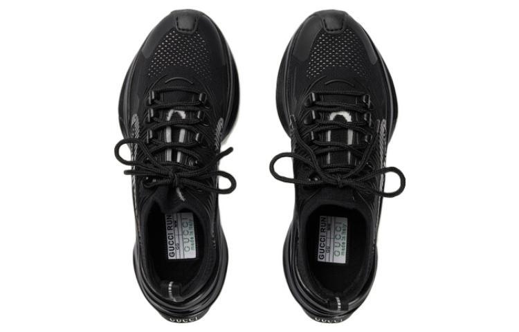 (WMNS) Gucci Run Sneaker 'Black' 714665-USM10-8442 - 3