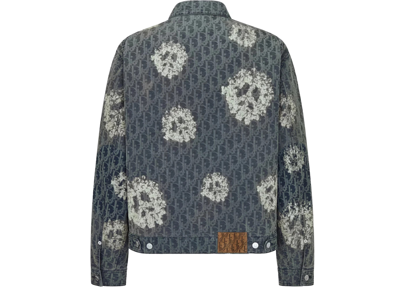 Dior x Denim Tears Zipped Cotton Denim Jacket Blue - 2