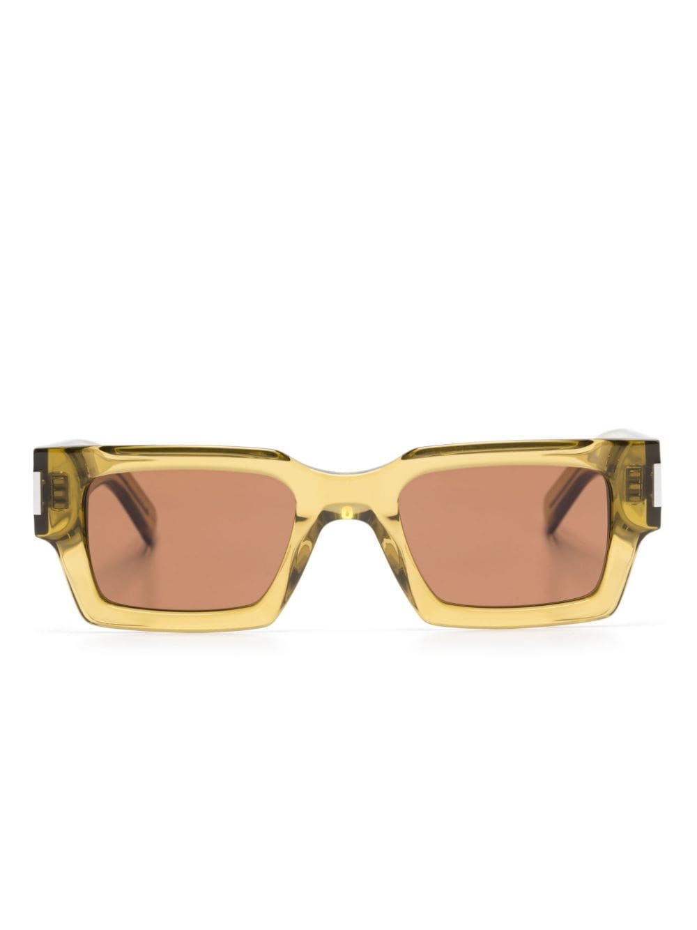 transparent-frame sunglasses - 1