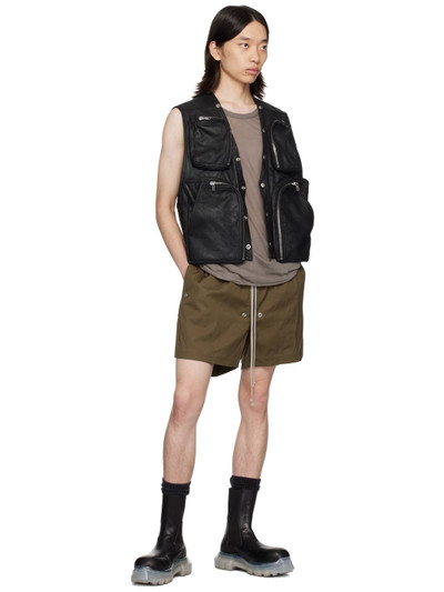 Rick Owens Khaki Porterville Bela Boxers Shorts outlook