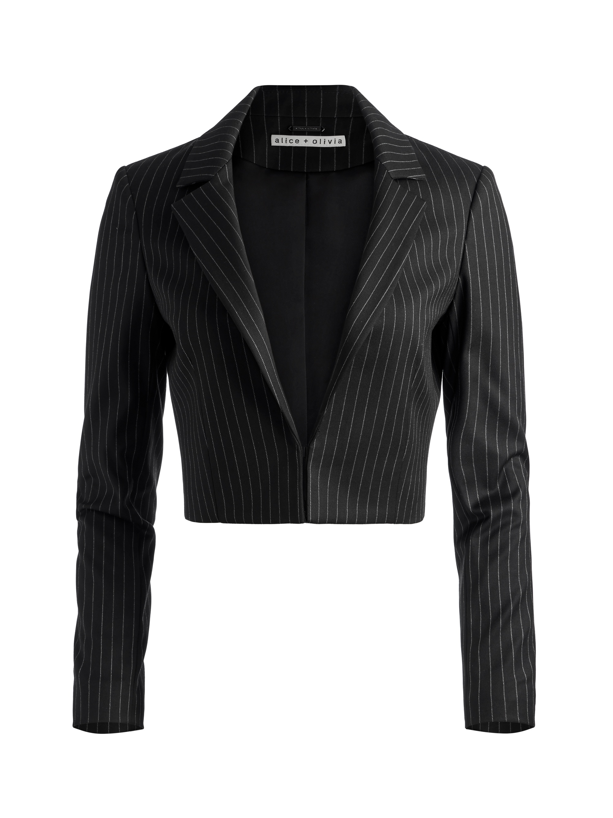 MYA CROPPED NOTCH COLLAR BLAZER - 1