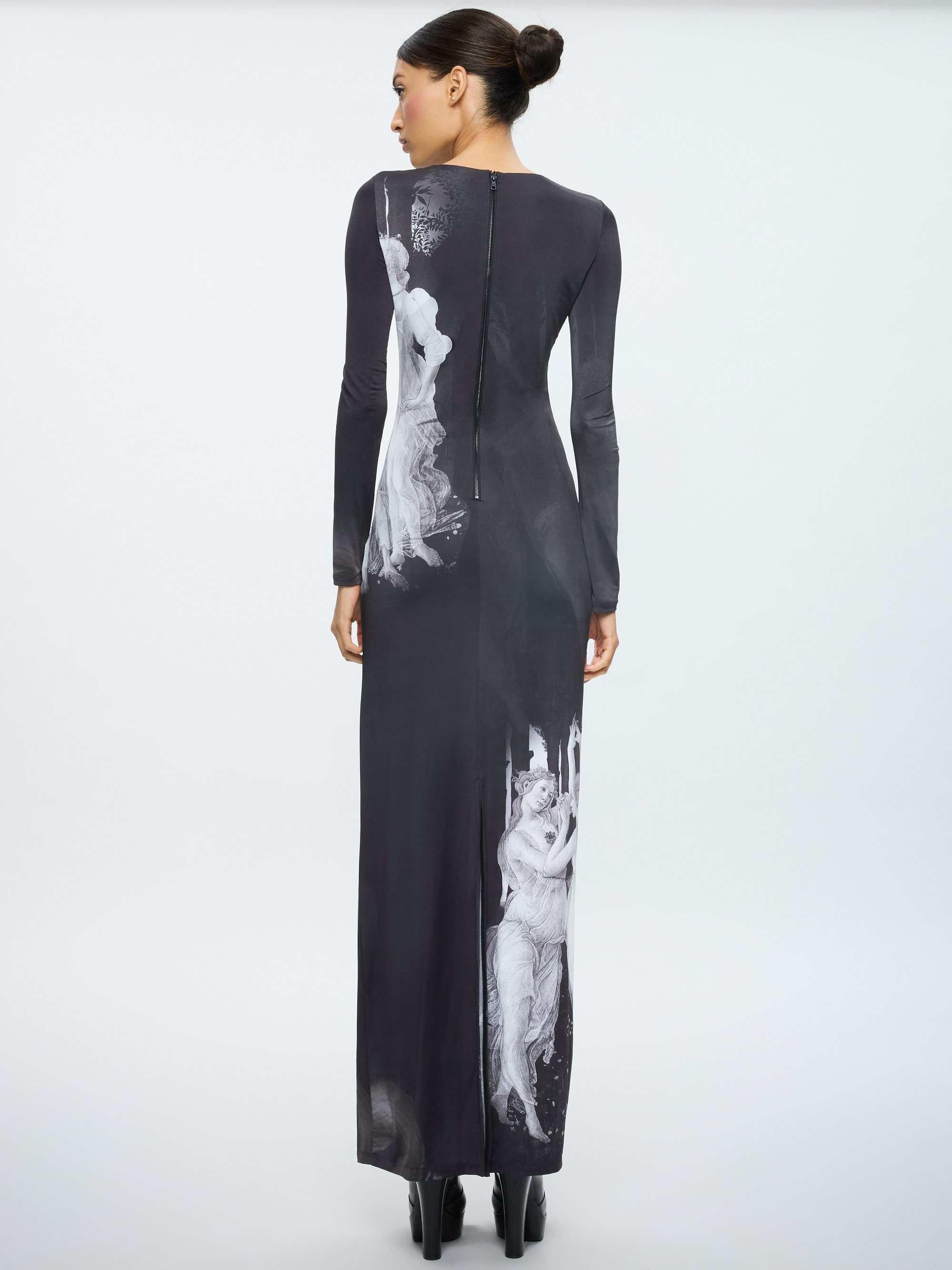DELORA LONG SLEEVE MAXI DRESS - 5