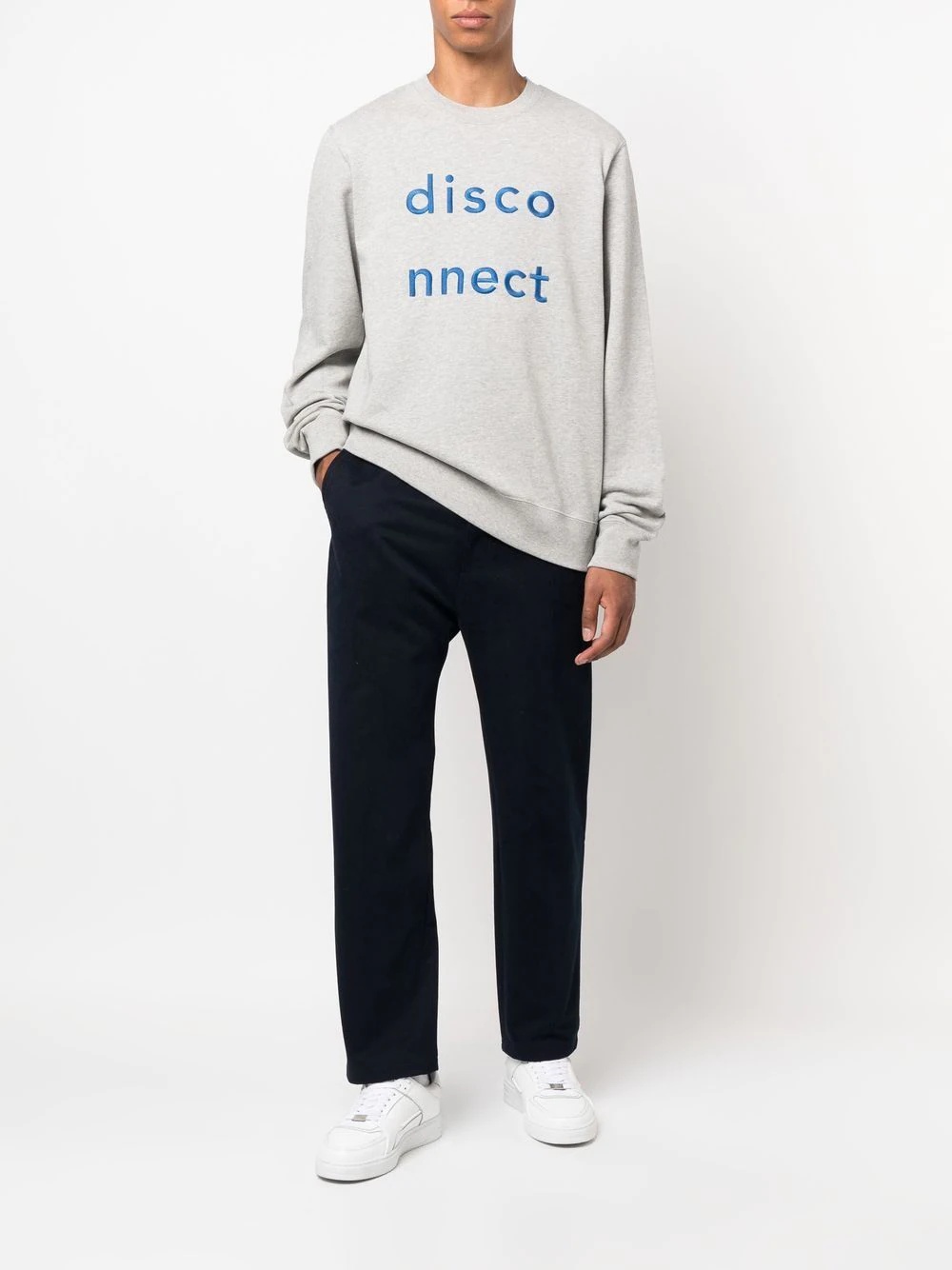 Disco embroidered-slogan sweatshirt - 2