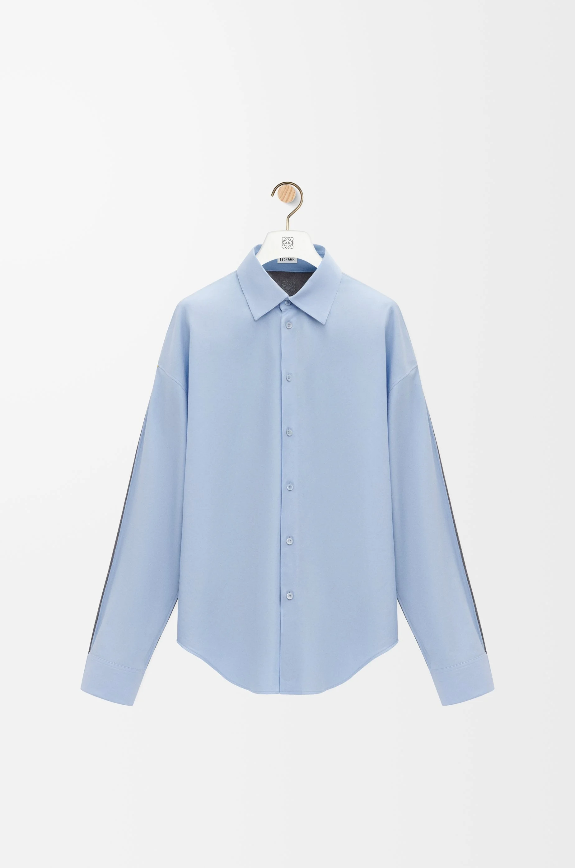 Hybrid shirt in cotton and wool - 1