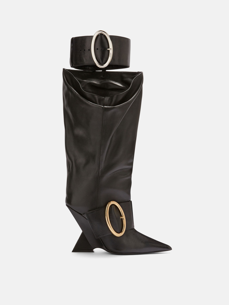 ''DADA'' BLACK SLOUCHY BOOT 1