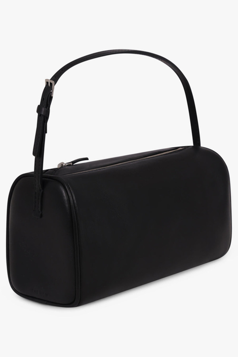 The Row 90'S LEATHER BAG | BLACK outlook