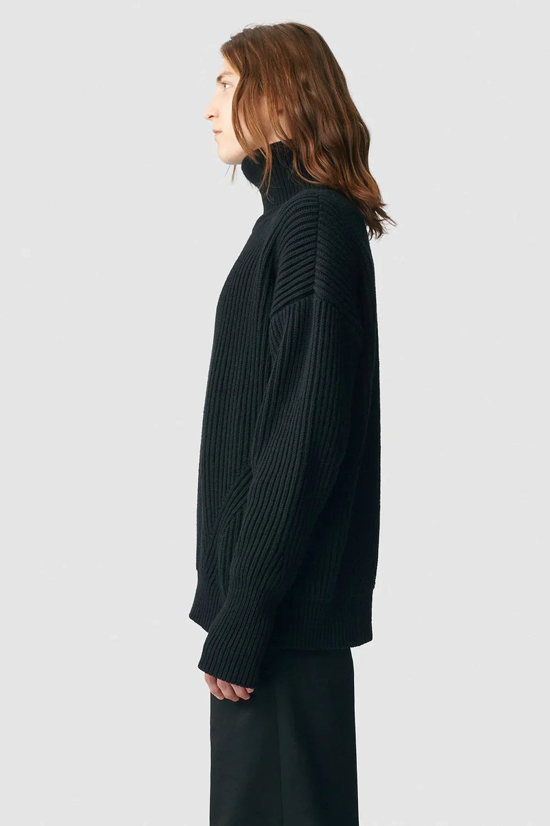 Ann Demeulemeester Geirnart High Neck Oversize Jumper outlook