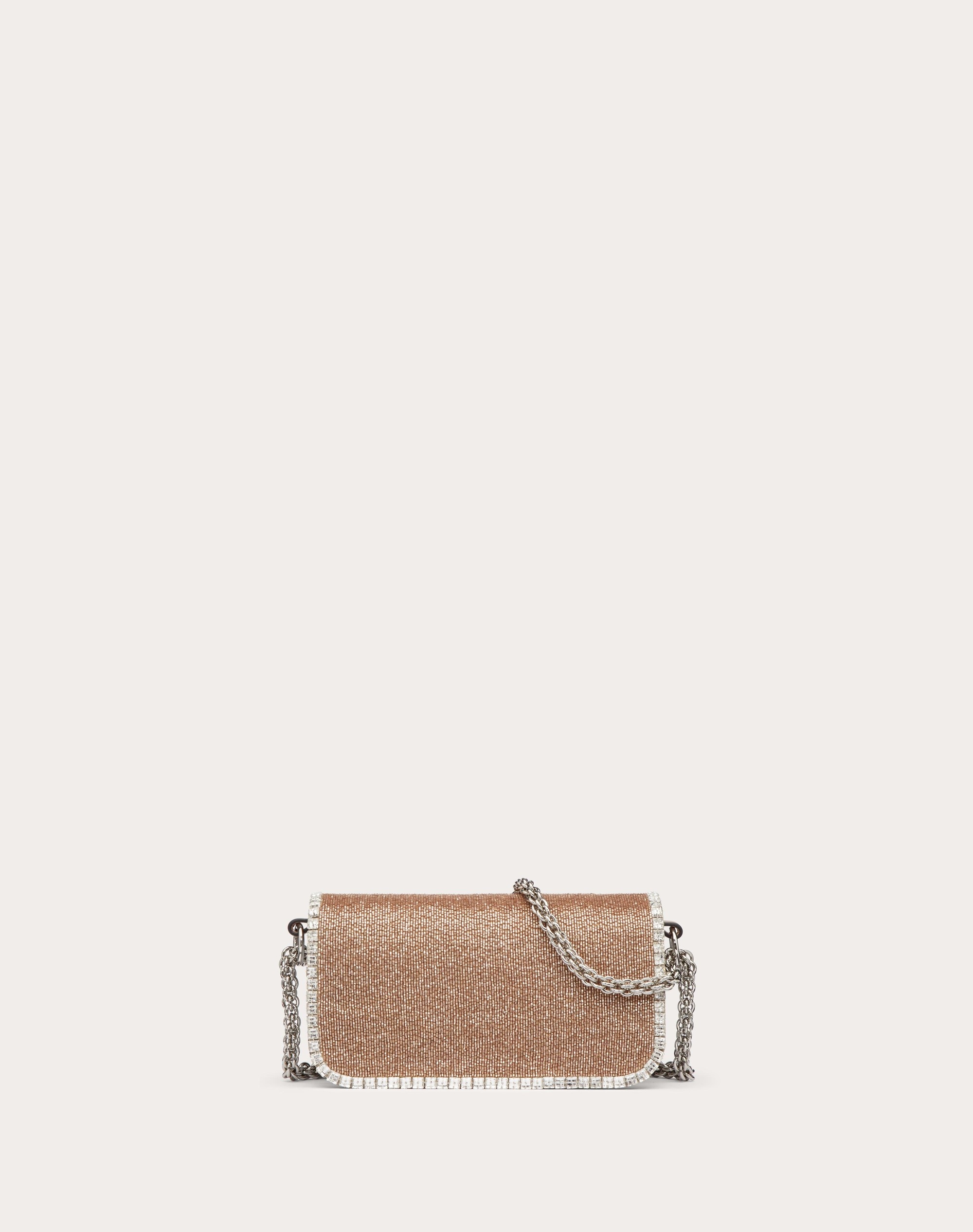 Valentino Garavani VLogo embroidered shoulder bag - White