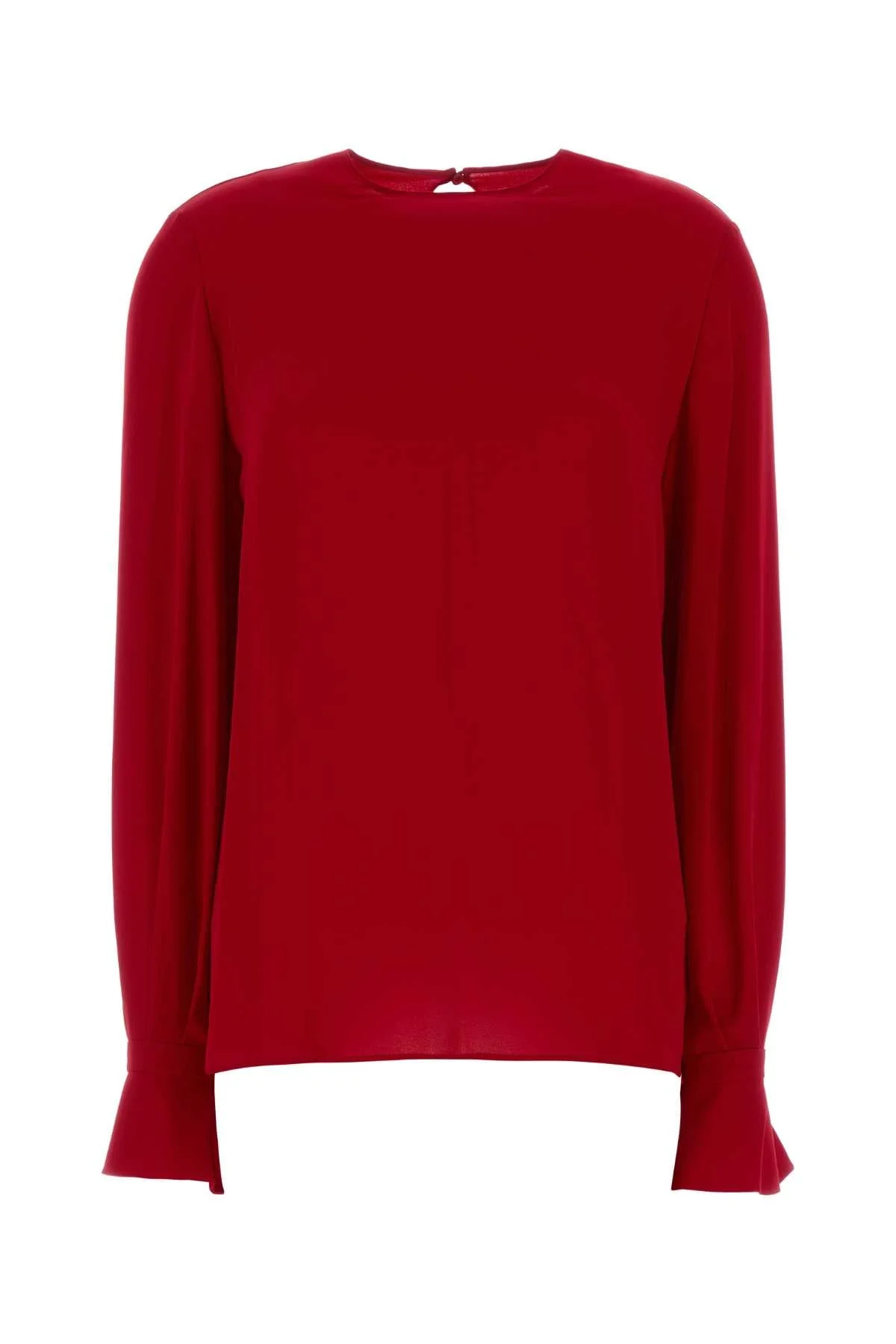 Valentino Garavani Women Red Georgette Blouse - 1