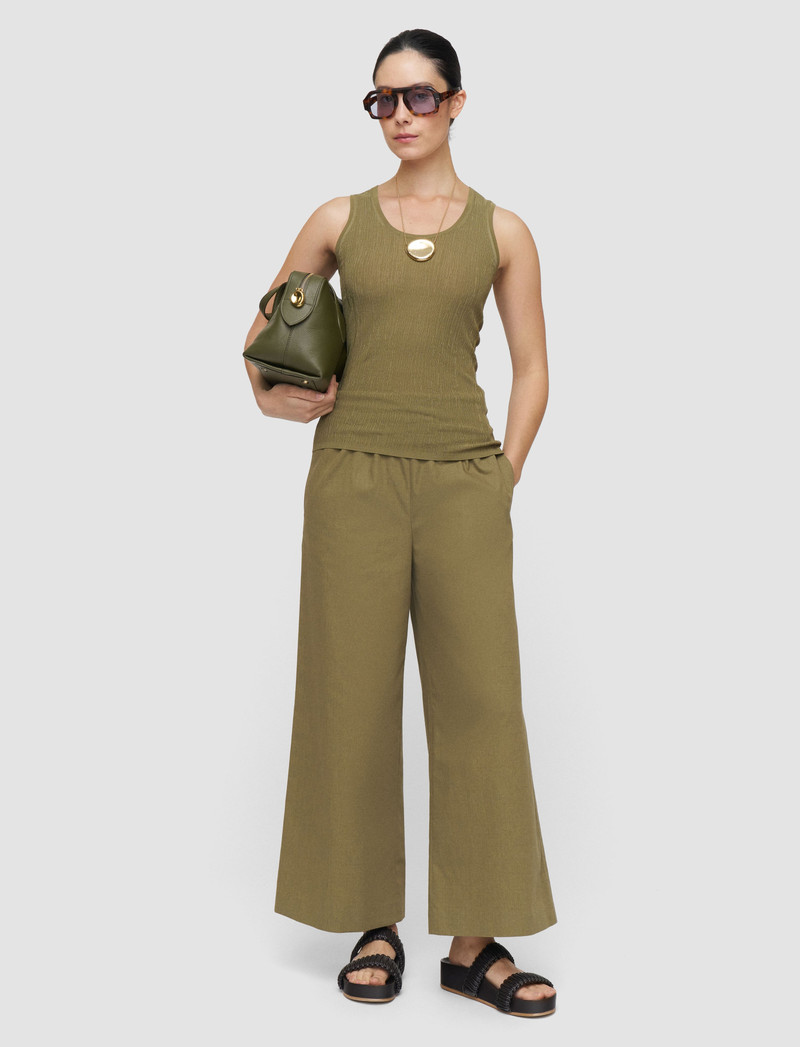 JOSEPH Bayt Crinkle Viscose Vest Top outlook