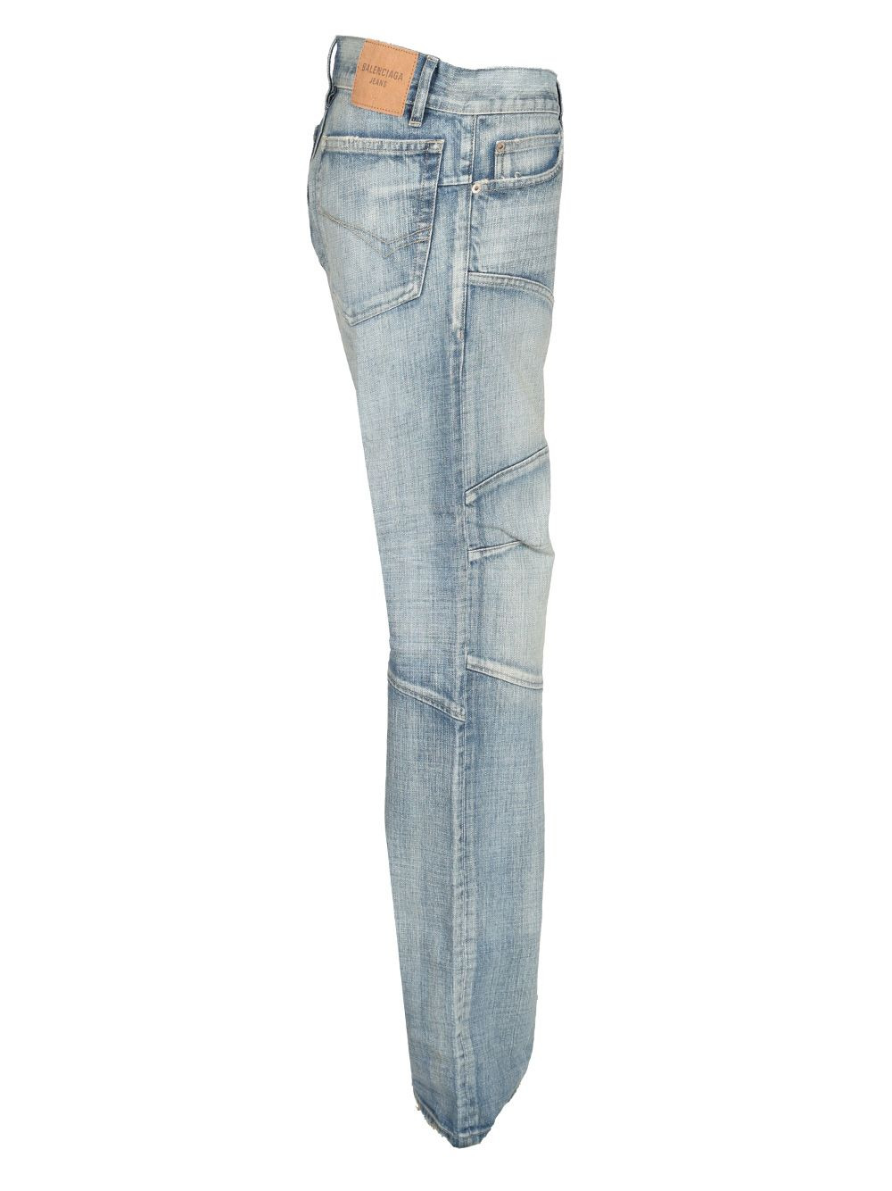 Fitted Low-Waist Jeans Blue - 3