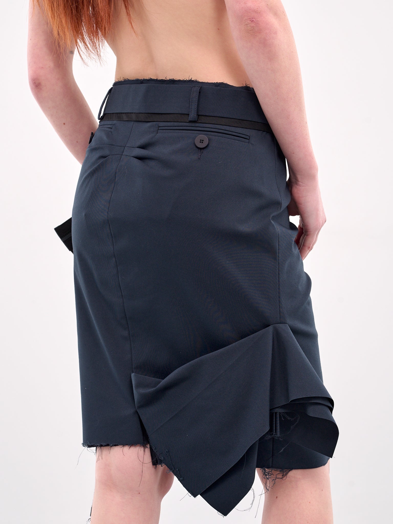 Deconstructed Mini Skirt - 4