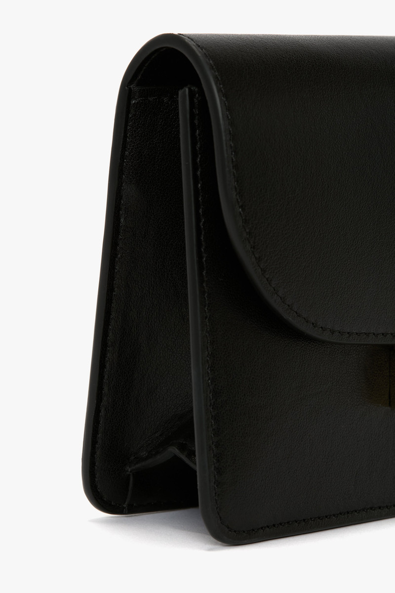 Victoria Beckham Nano Dorian Belt Bag In Black Smooth Leather outlook