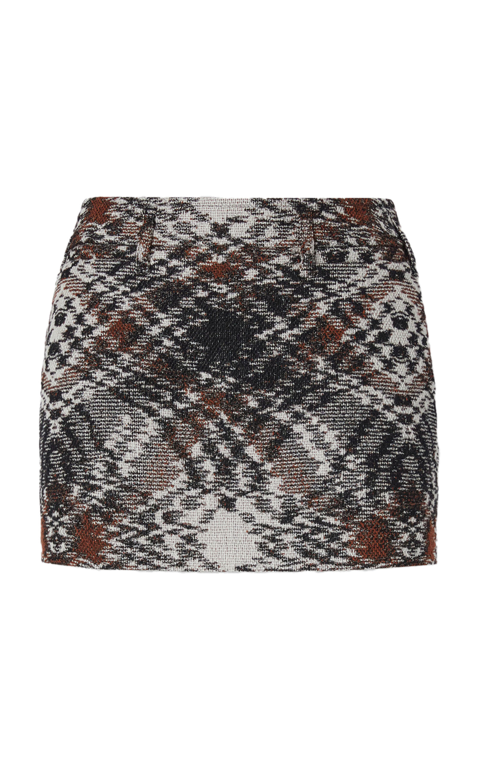 Knit Tweed Mini Skirt multi - 1