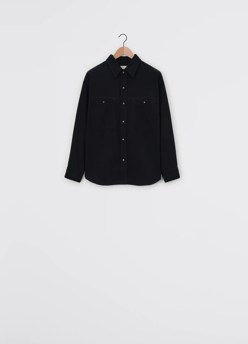 DENIM SHIRT WITH SNAPS 4