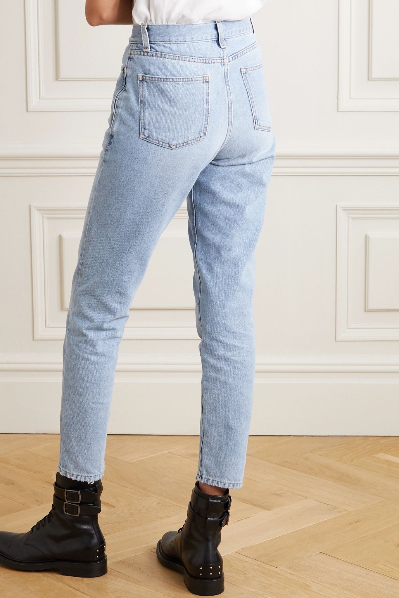 High-rise straight-leg jeans - 4