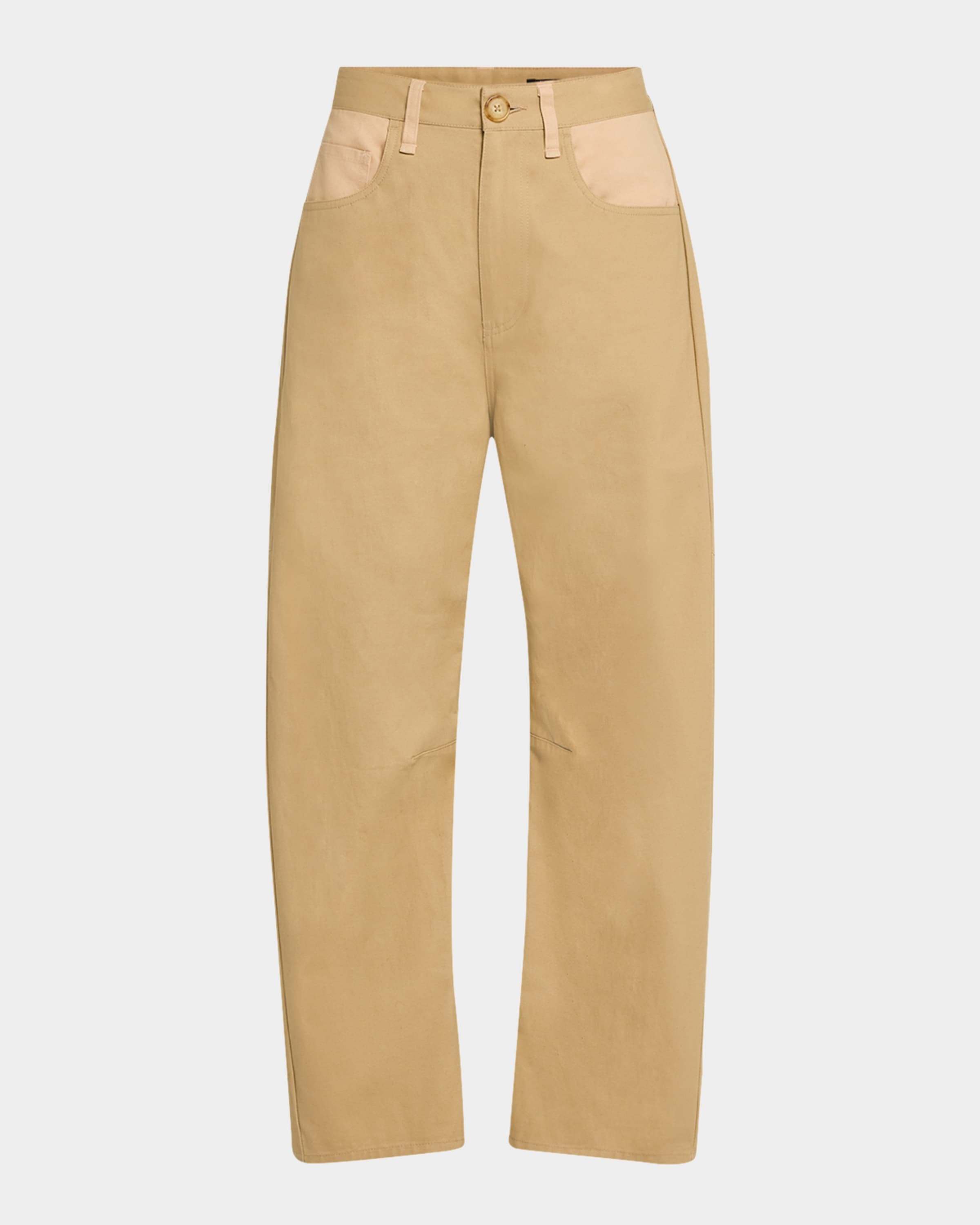 Charlie Curved Cotton Pants - 2
