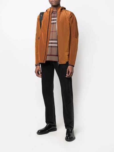 Herno hooded zip-up jacket outlook