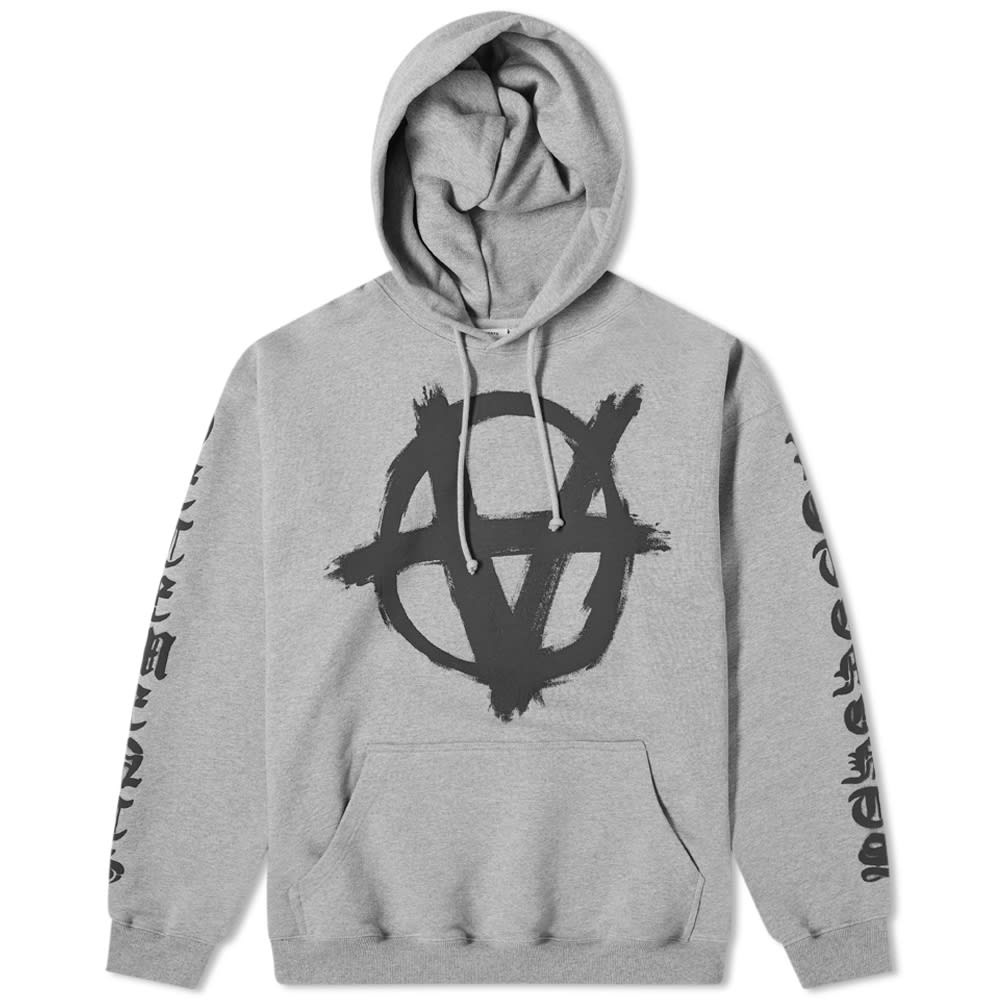 VETEMENTS Oversized Anarchy Gothic Logo Hoody - 1