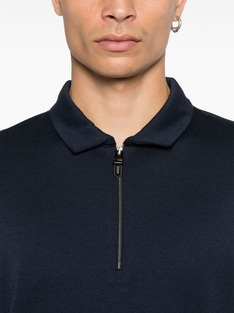zip-neck long-sleeve sweater 5