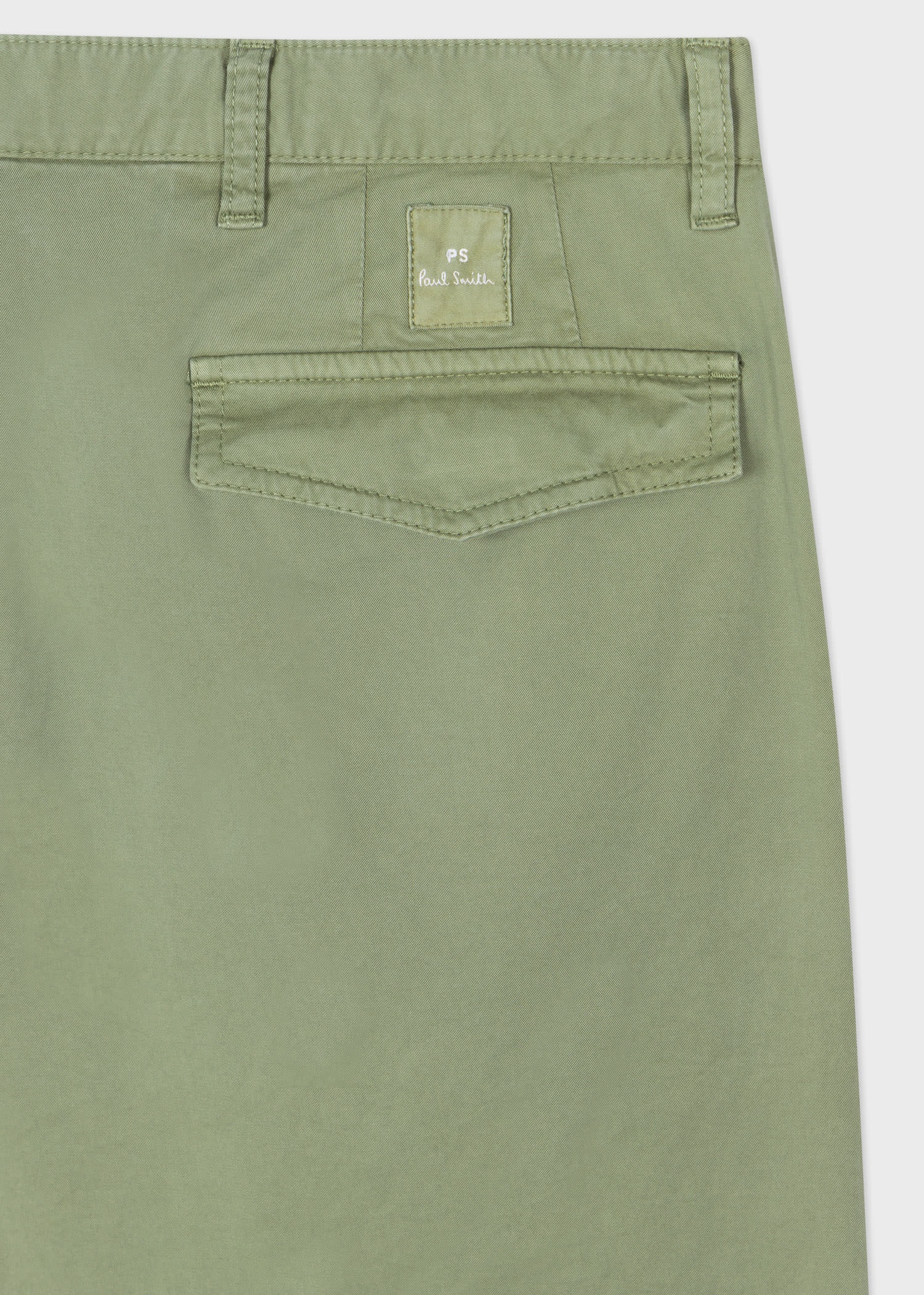 Pale Khaki Stretch-Cotton Chinos - 2