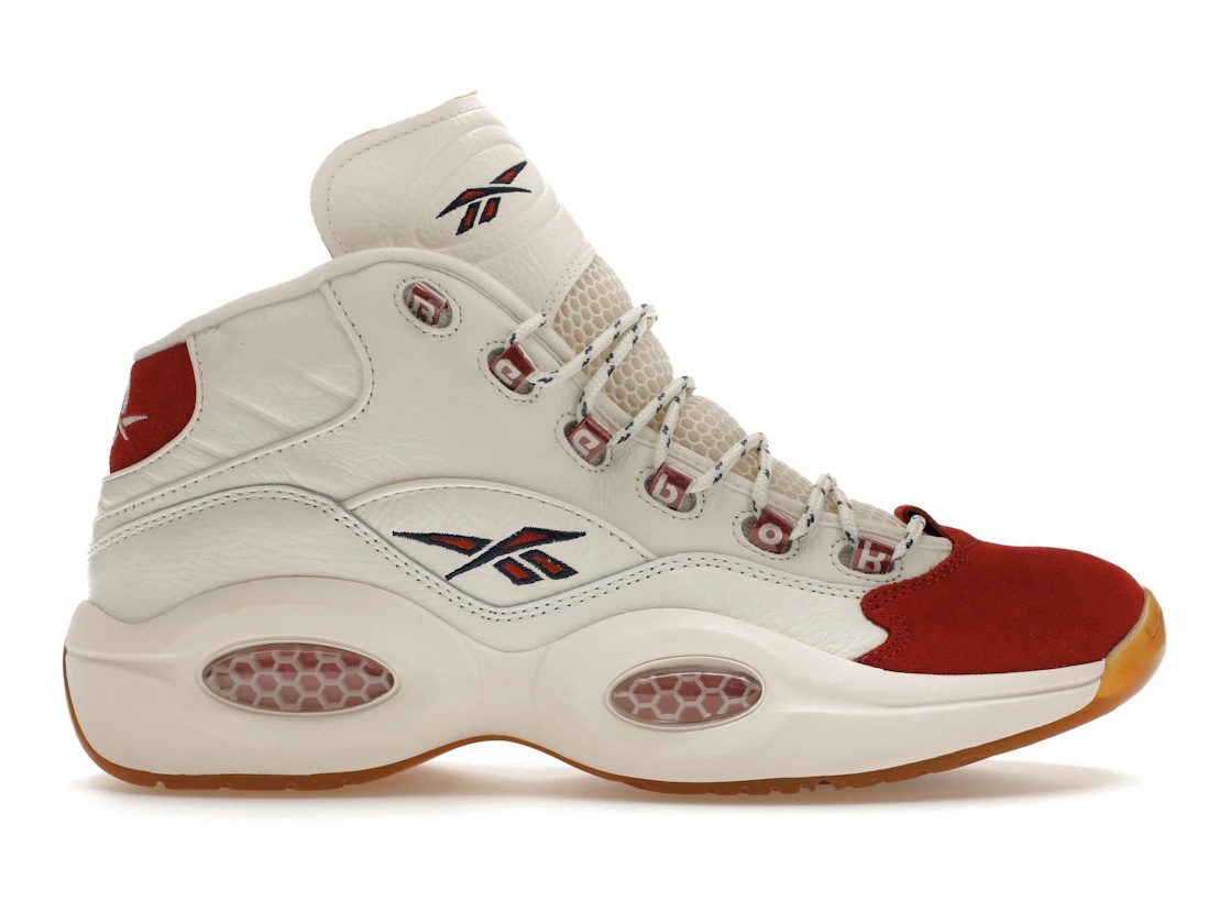 Reebok Question Mid Vintage Red Toe - 1