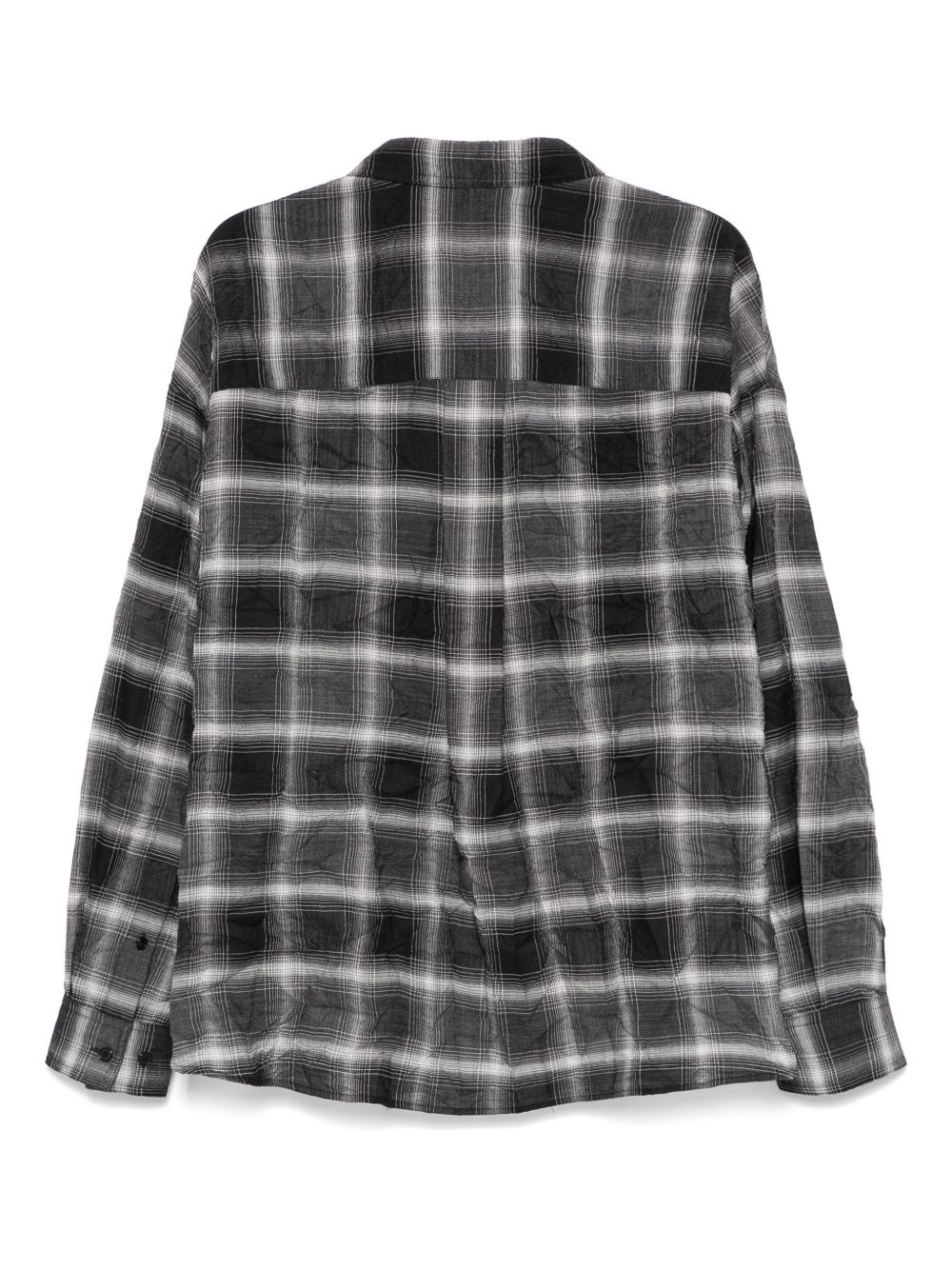 check-pattern shirt - 2