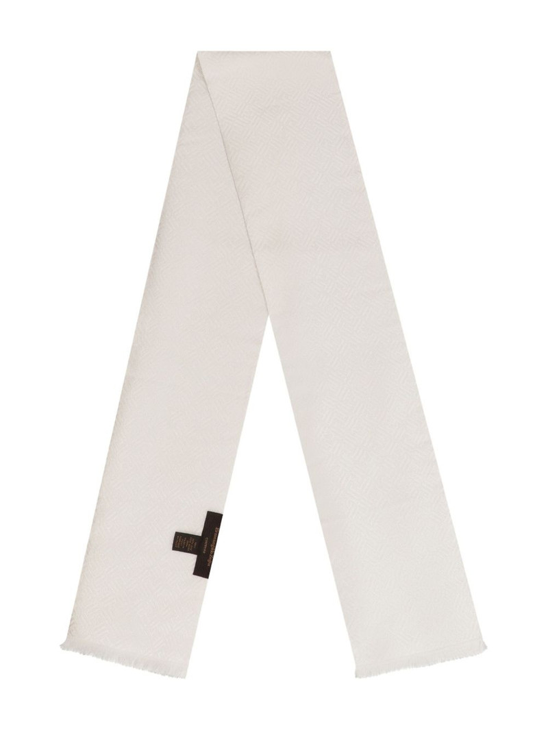 ZEGNA geometric-pattern scarf outlook