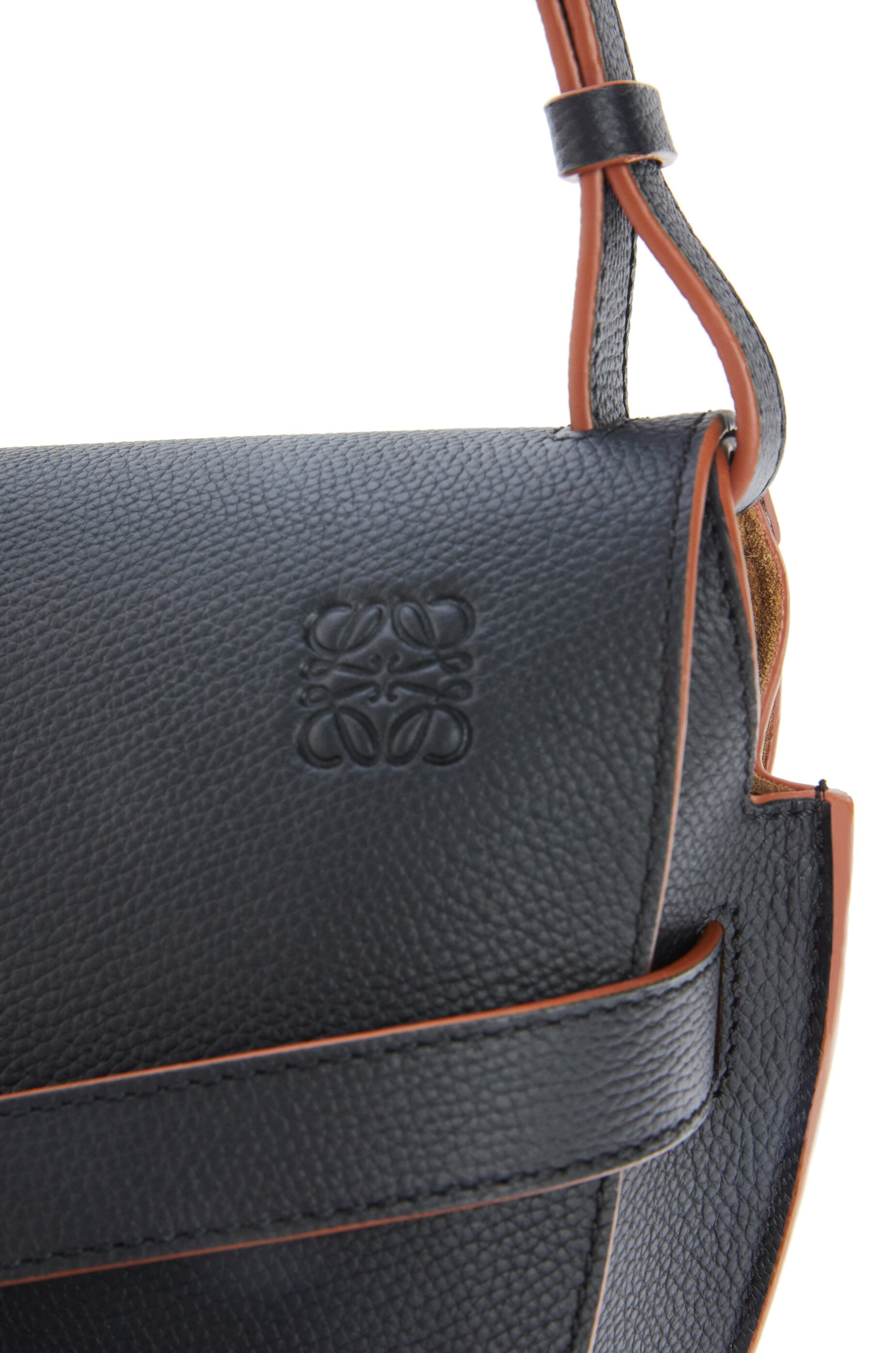 Small Gate bag in pebble grain calfskin - 7