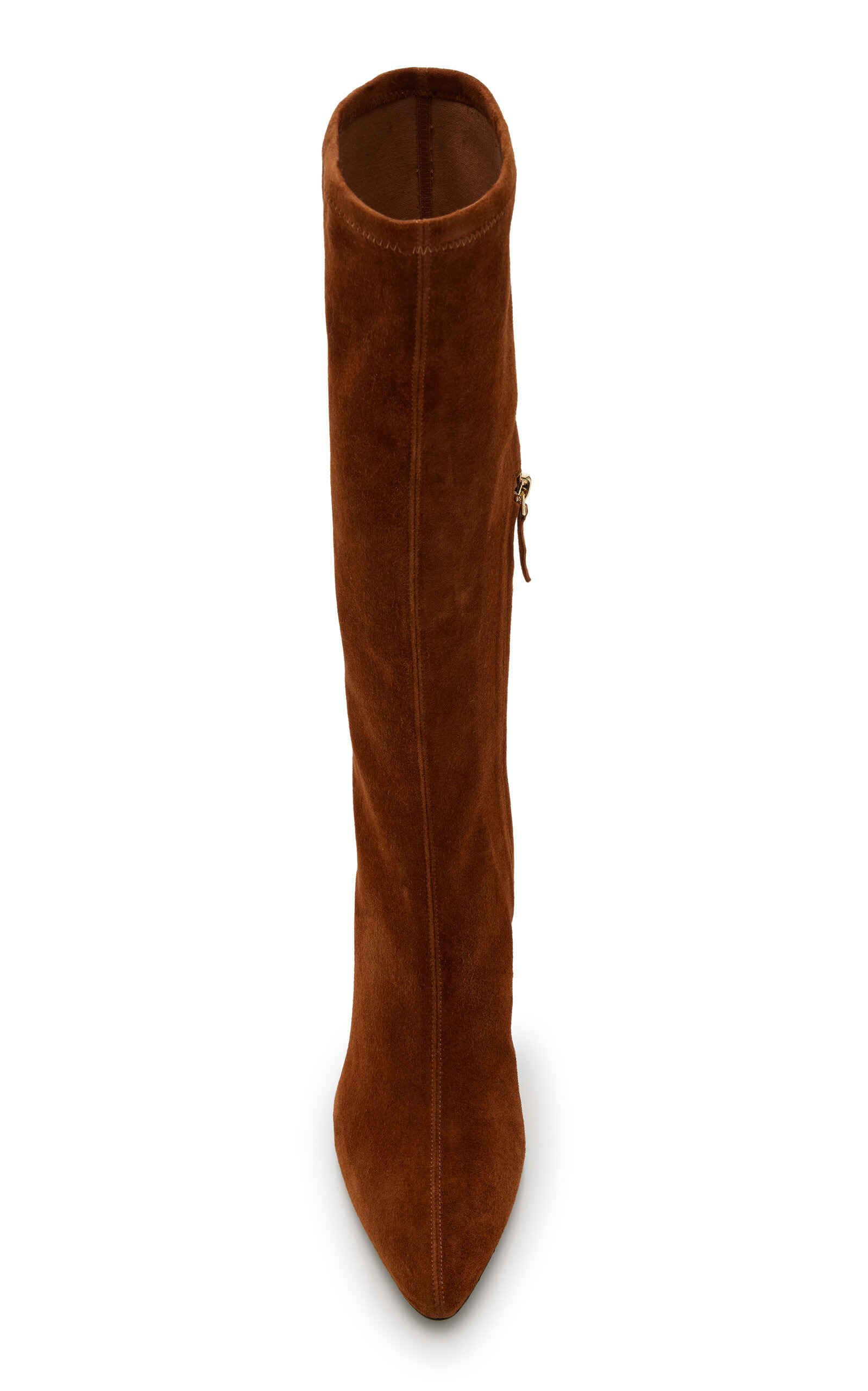Heeled Suede Boots brown - 3