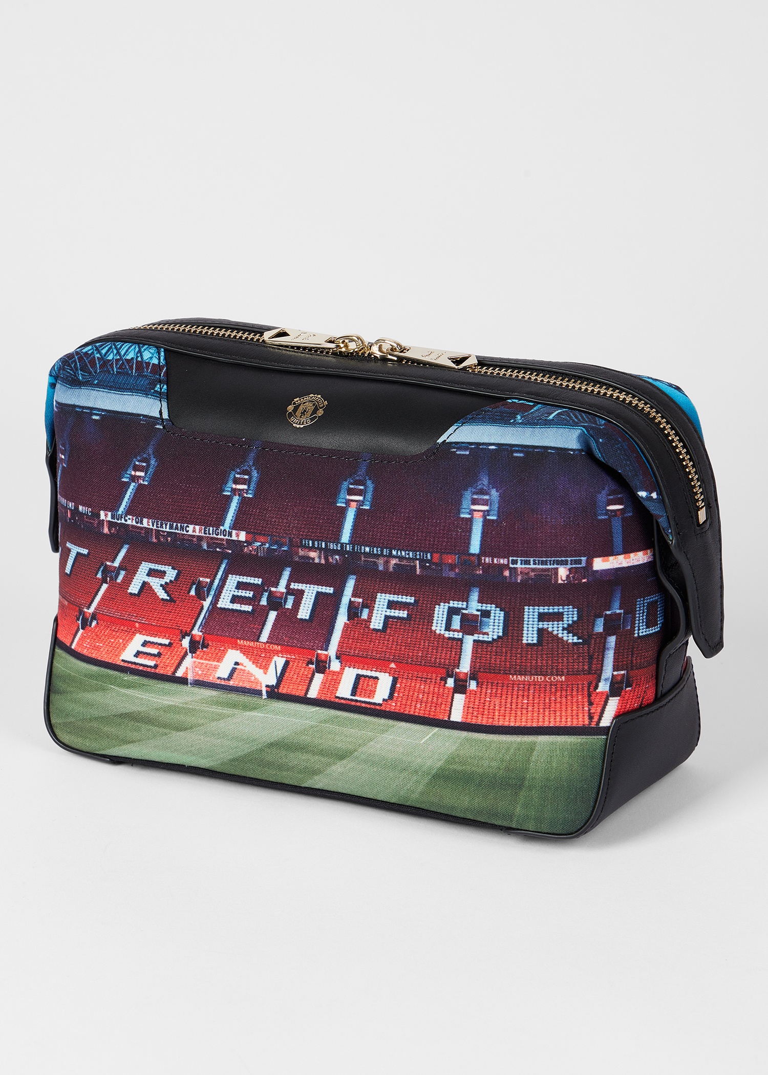 Paul Smith for Manchester United - 'Stretford End' Wash Bag - 5